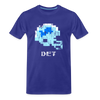 Detroit Distressed - royal blue