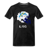 LA Chargers Distressed - charcoal grey