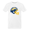 San Diego Chargers Retro Distressed - white