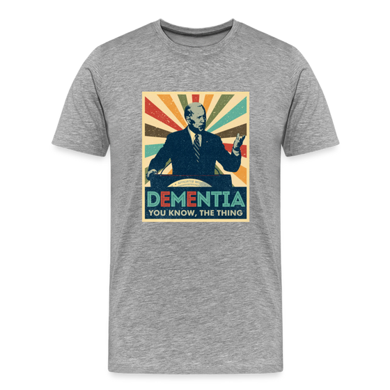 Legend T-Shirts | Biden Dementia - heather gray