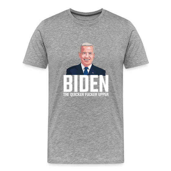 Legend T-Shirts | Biden T.Q.F.U - heather gray