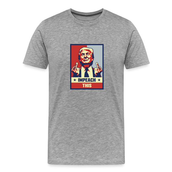 Legend T-Shirt | Trump Impeach This - heather gray