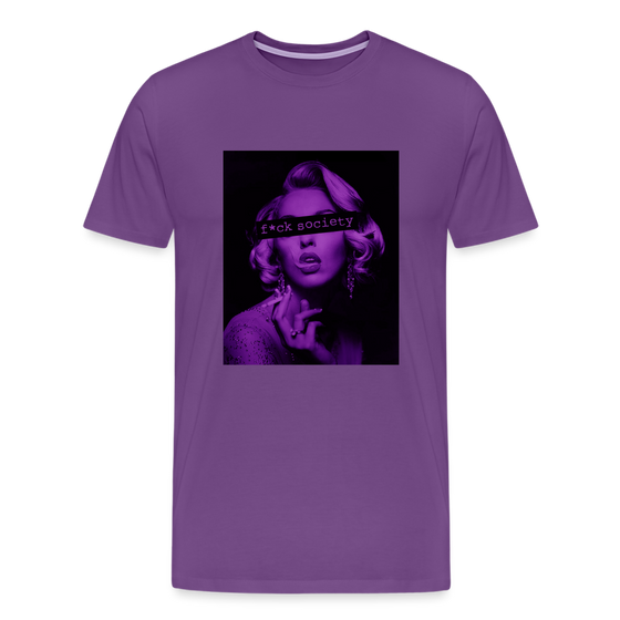 Fuck Society Marilyn - purple