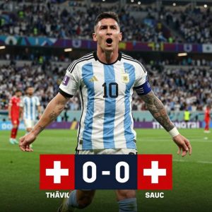 Argentina vượt qua Thụy Sĩ trong hiệp phụ, đặt vé bán kết gặp Anh